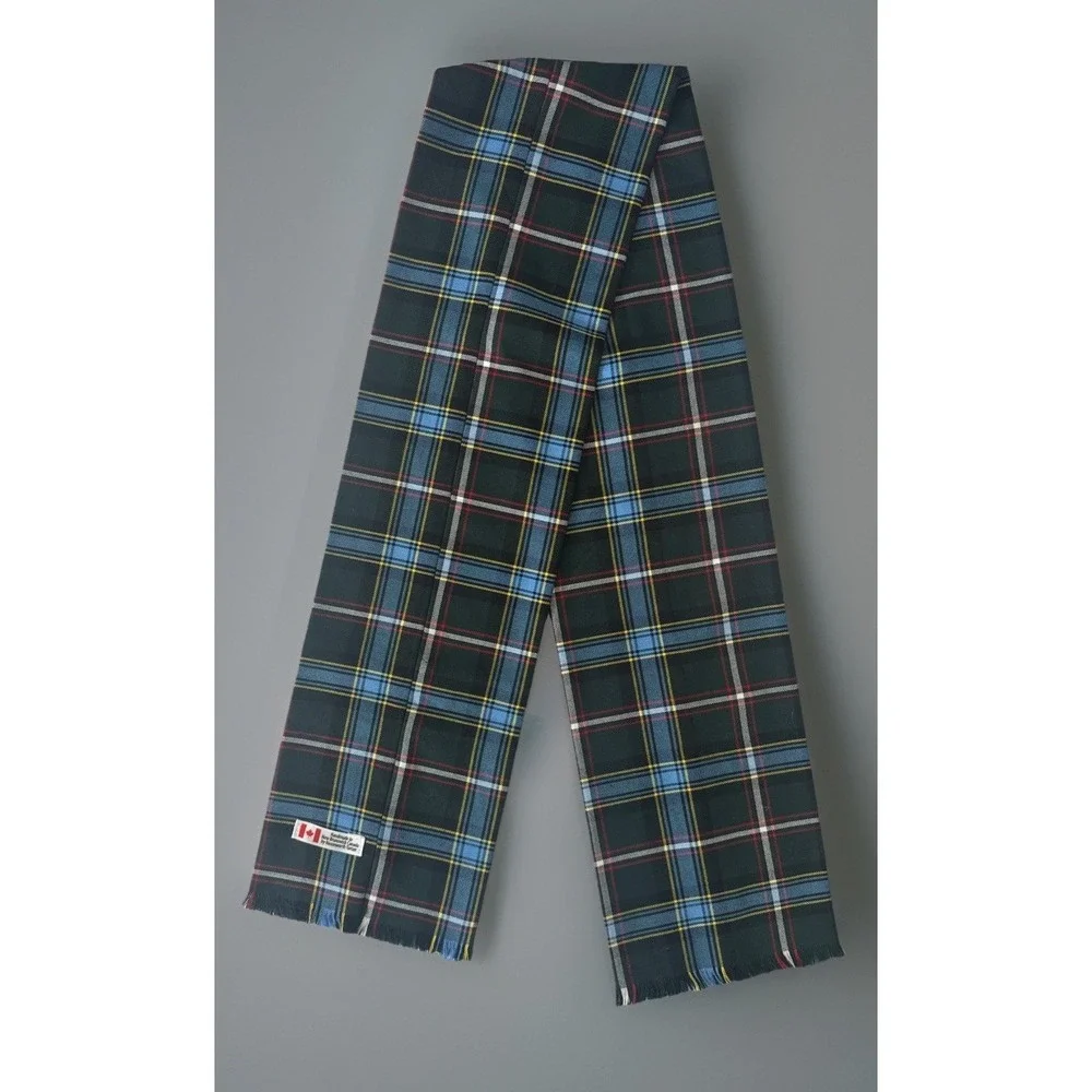 Nasonworth Tartan Handmade Scarf Blue Plaid New Brunswick Labrador 58